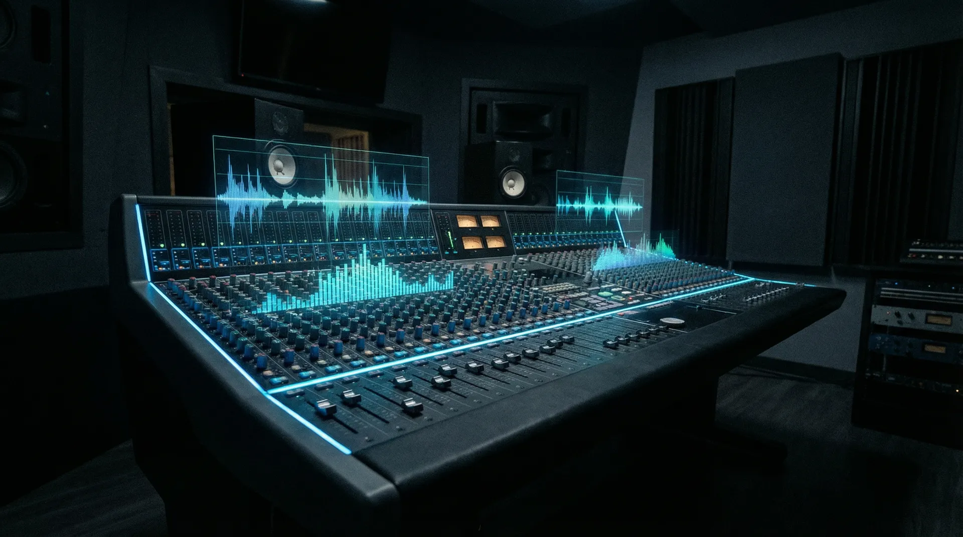 玩物社区 专业录音棚混音台与频谱可视化